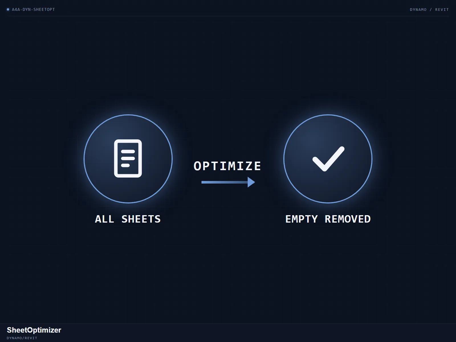 SheetOptimizer — Find and delete empty, unused, or unnamed sheets before you issue.