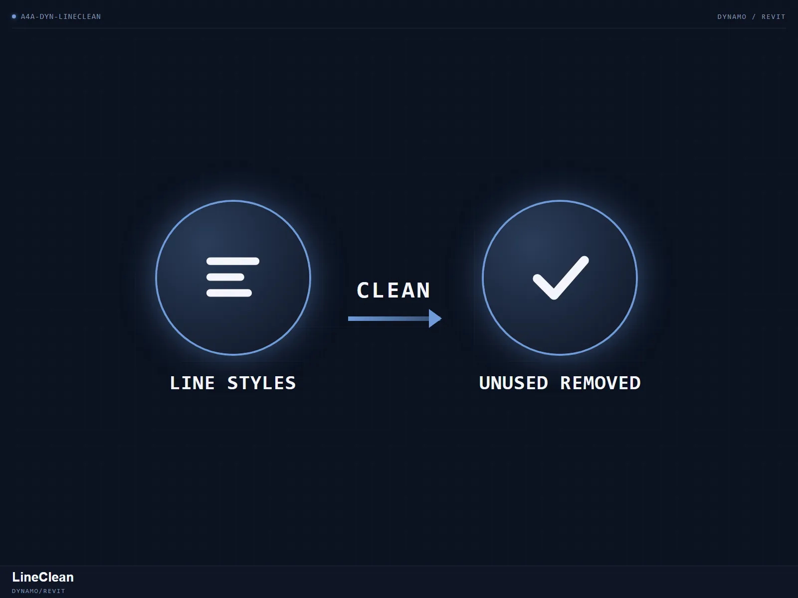 LineClean — Find and remove unused line styles and patterns.